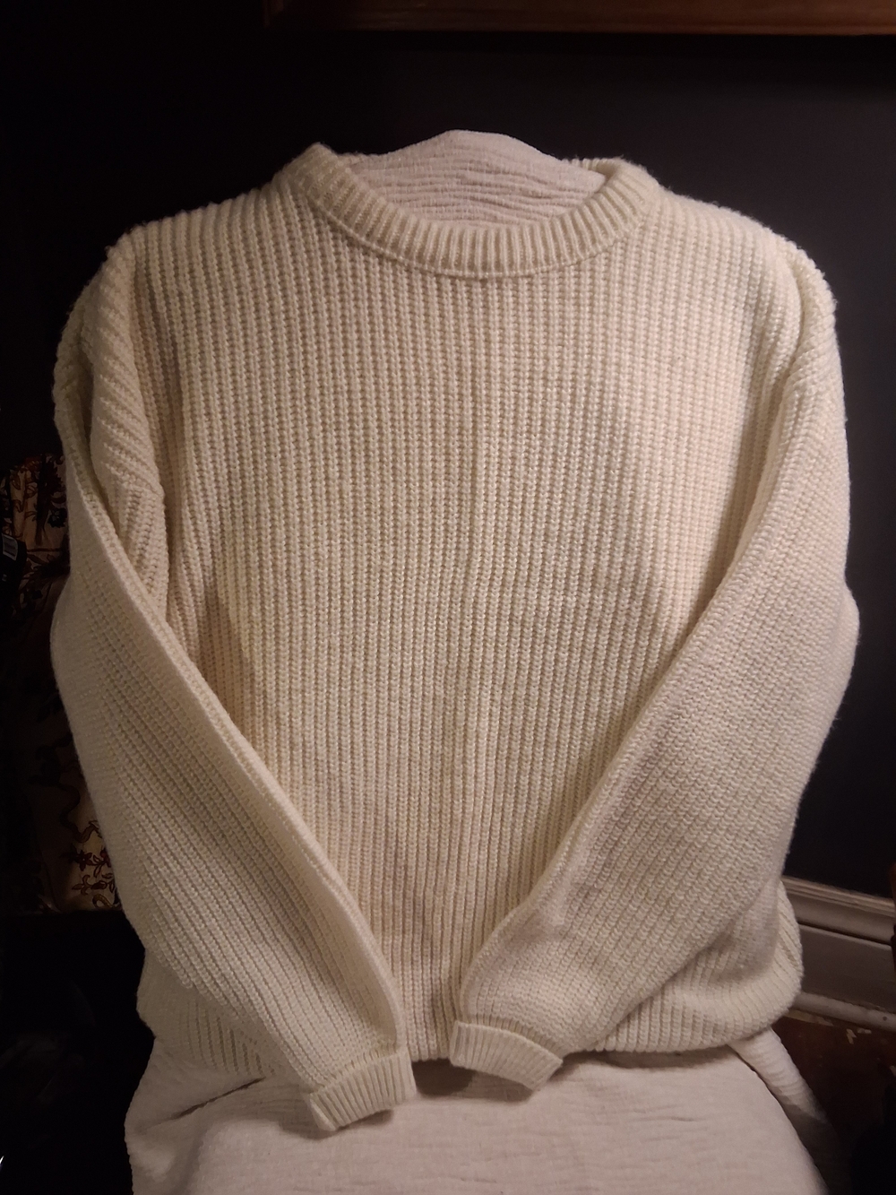 Backroad Blues Vintage Womens Crewneck Sweater